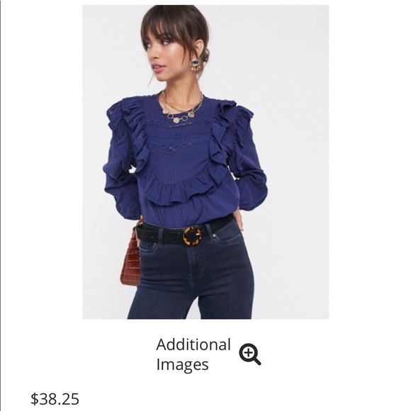 ASOS ruffle top. - Picture 3 of 12